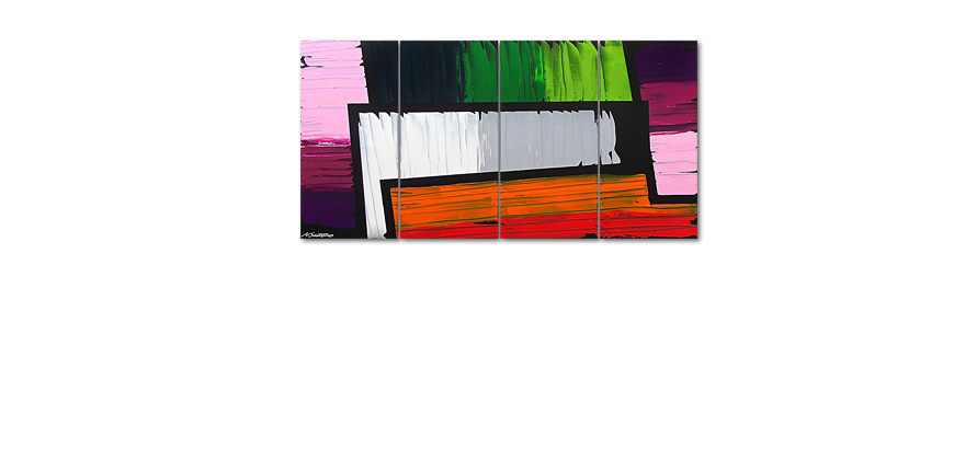 Painting Structure of Colors 160x80cm
